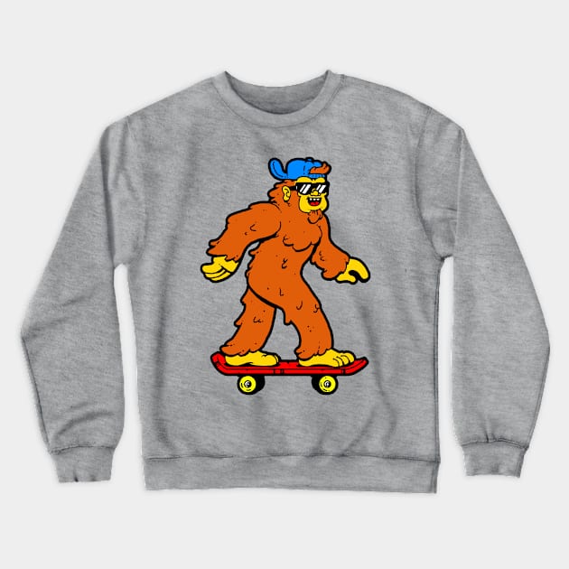 SKATE SQUATCH Crewneck Sweatshirt by blairjcampbell